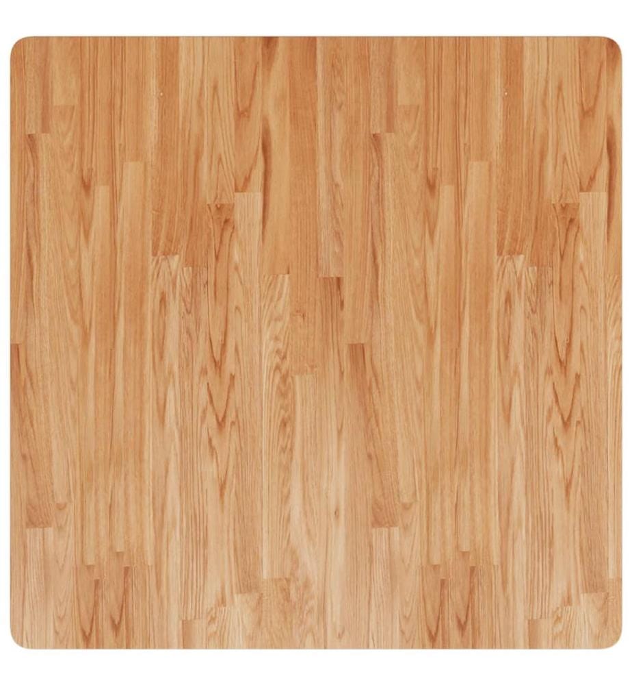 Dessus de table carré Marron clair90x90x2,5cm Bois chêne traité