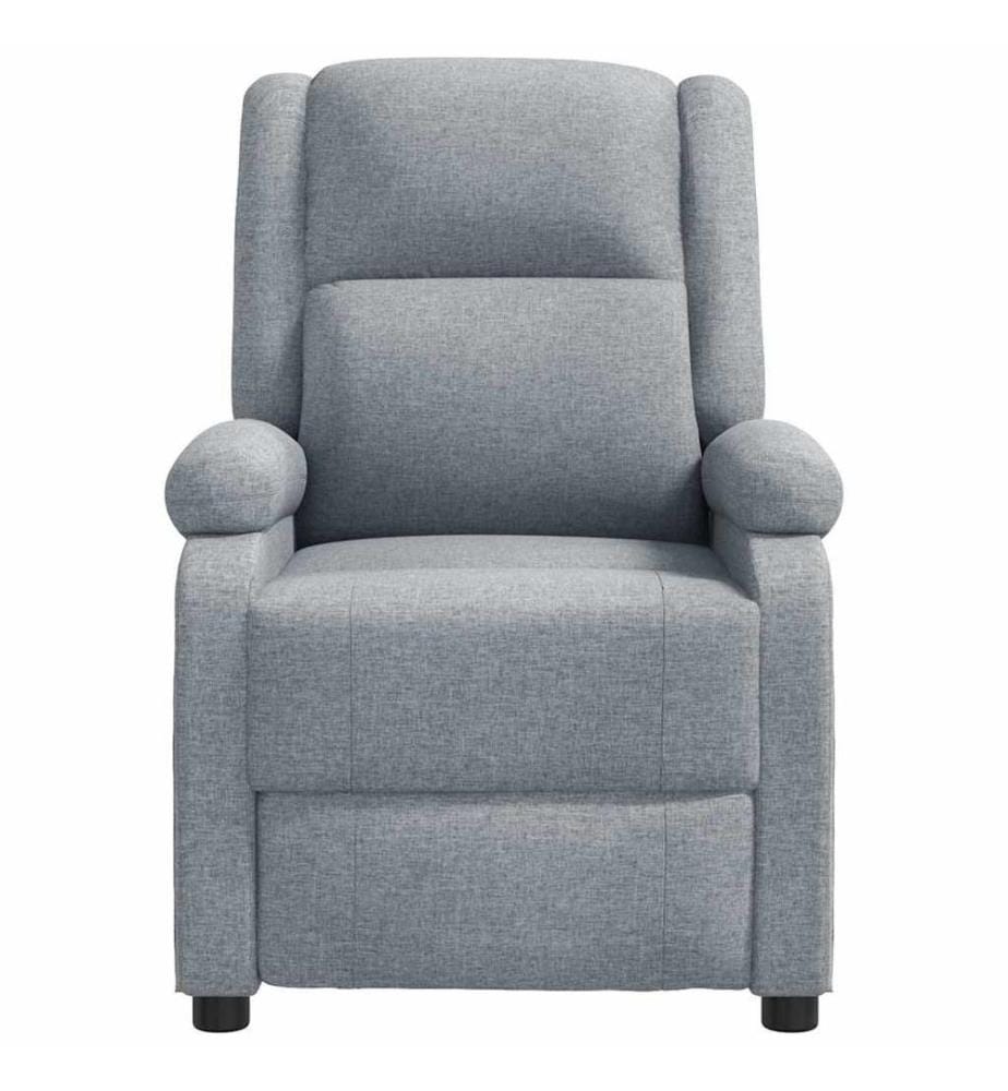 Fauteuil de massage Gris clair Tissu