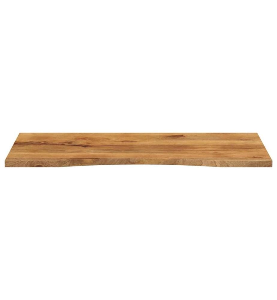 Dessus de bureau avec courbe 140x60x2,5 cm manguier massif brut