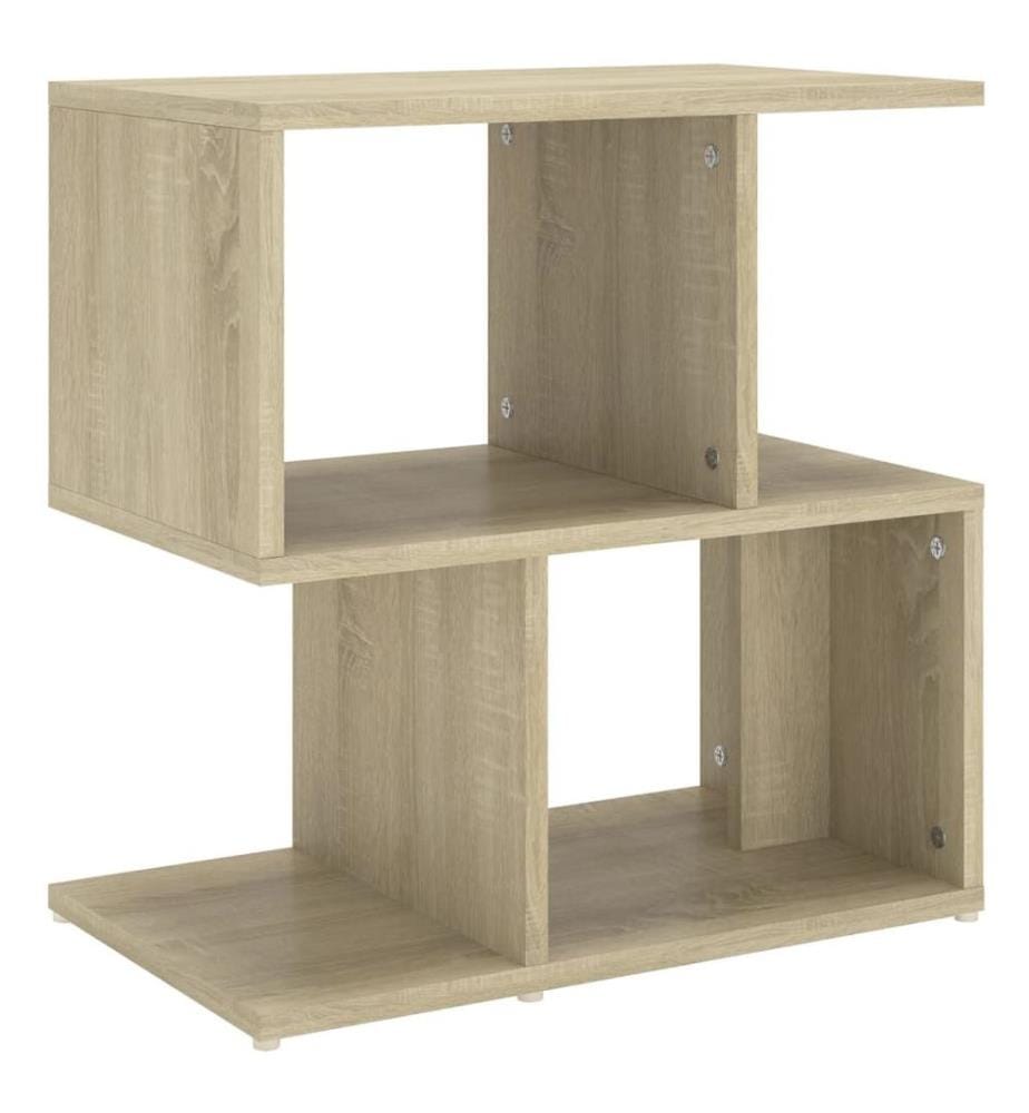Table de chevet chêne sonoma 50x30x51,5 cm bois d'ingénierie