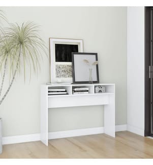 Konsolentisch Weiss 105x30x80 cm Holzwerkstoff