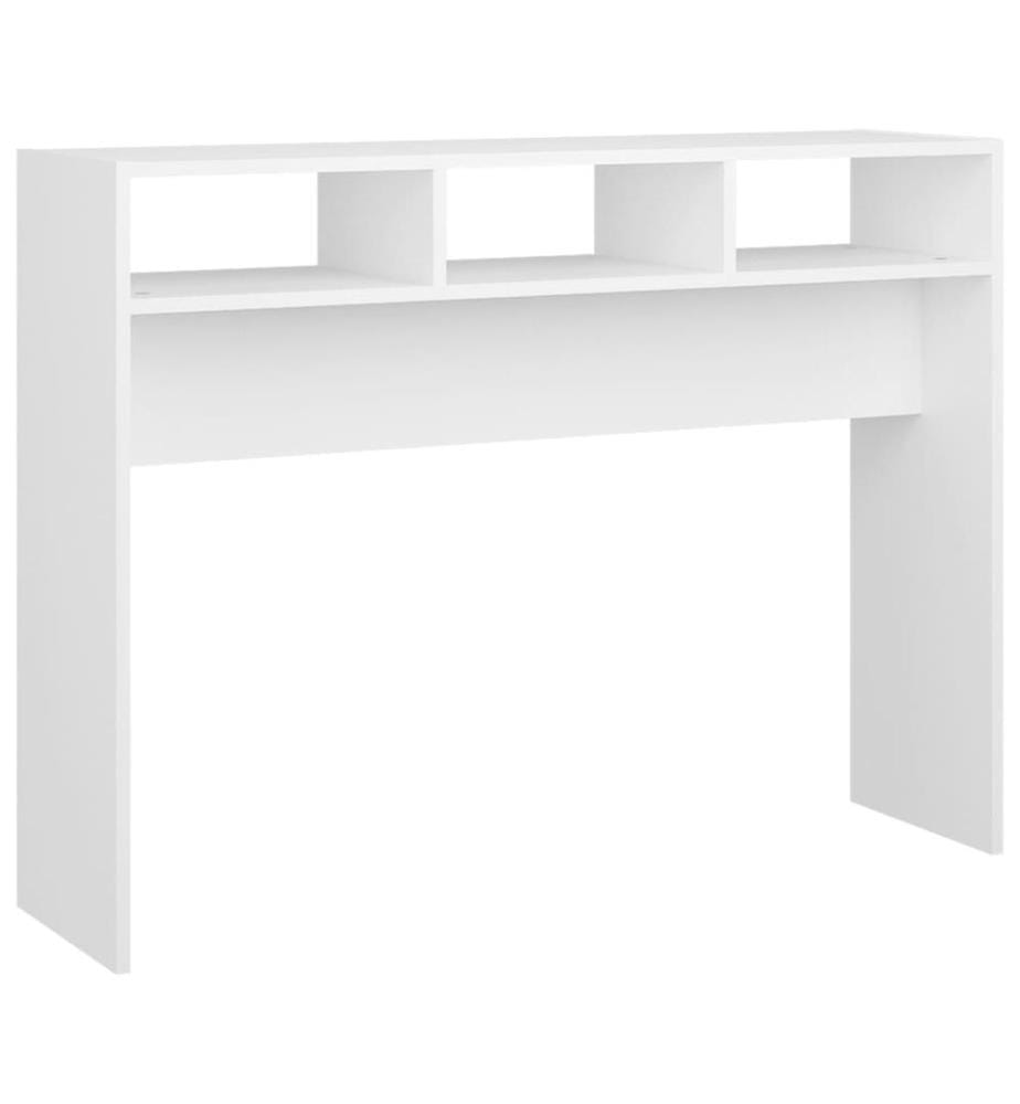Konsolentisch Weiss 105x30x80 cm Holzwerkstoff