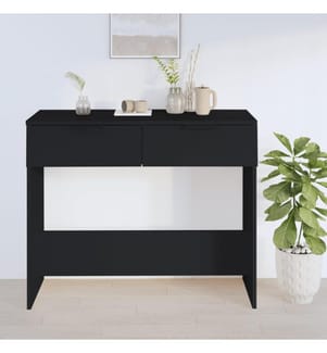 Konsolentisch Schwarz 90x36x75 cm Holzwerkstoff