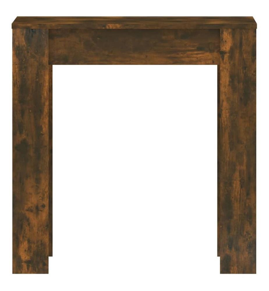 Table à manger chêne fumé 140x74,5x76 cm bois d'ingénierie