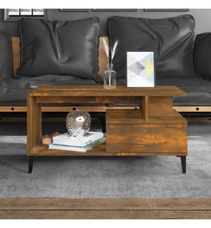 Couchtisch Räuchereiche 90x49x45 cm Holzwerkstoff