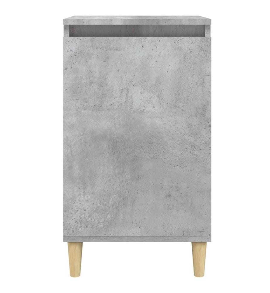 Nachttisch Betongrau 40x35x70 cm Holzwerkstoff