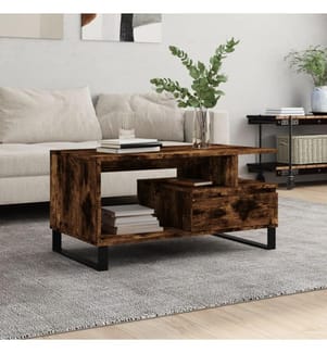 Couchtisch Räuchereiche 90x49x45 cm Holzwerkstoff