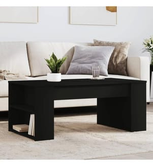 Couchtisch Schwarz 102x55x42 cm Holzwerkstoff