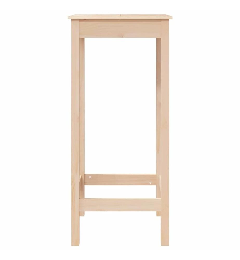 Bartisch 50x50x110 cm Massivholz Kiefer
