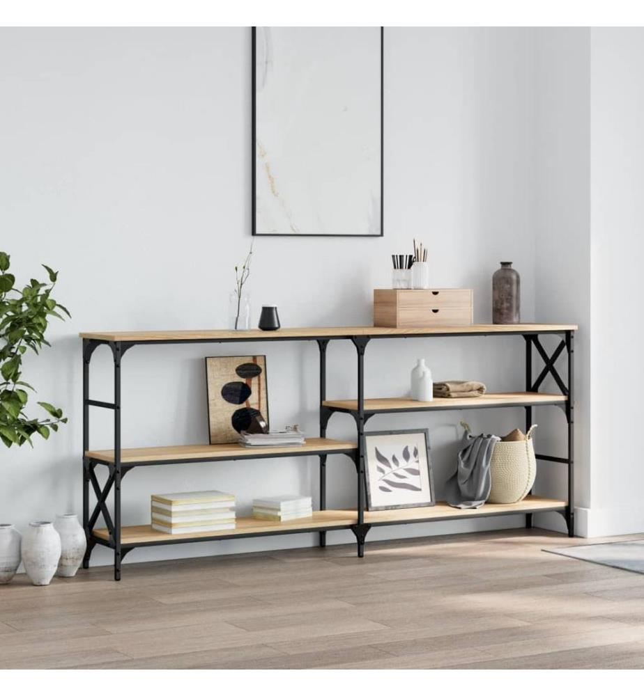 Konsolentisch Sonoma-Eiche 180x29x76,5 cm Holzwerkstoff