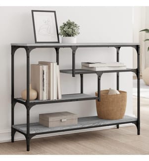 Konsolentisch Grau Sonoma 100x30x75 cm Holzwerkstoff