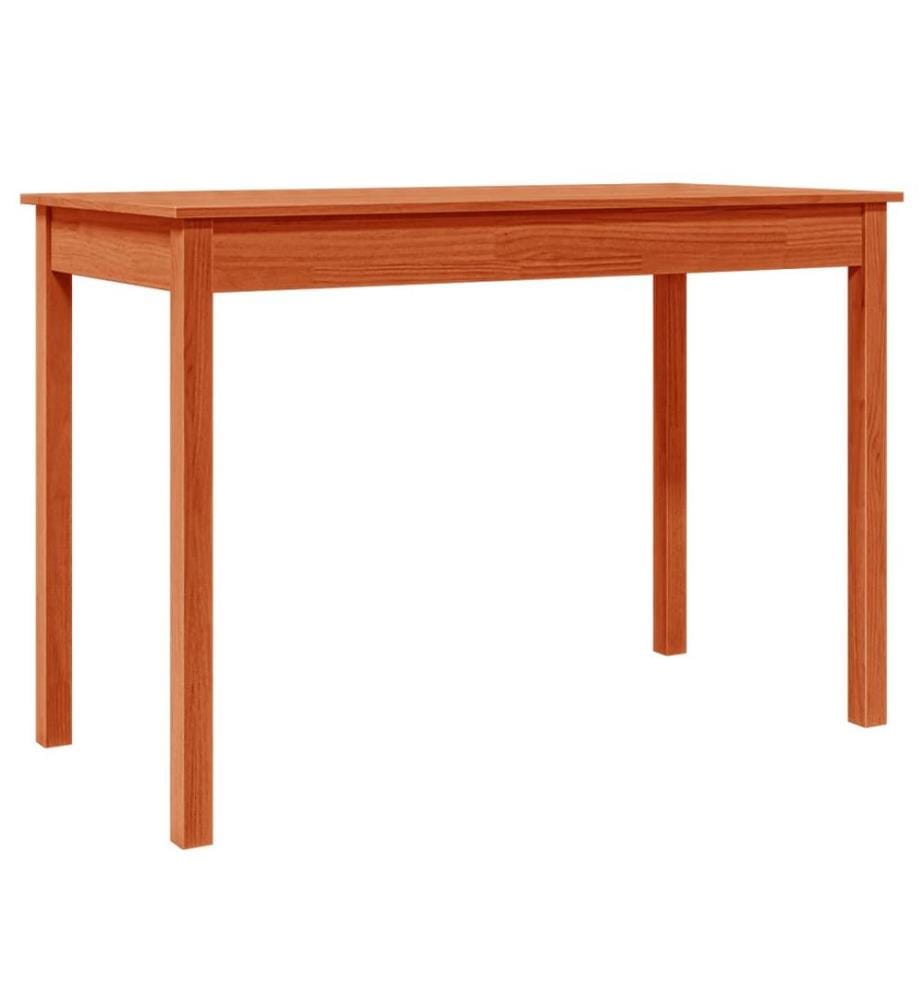 Esstisch Wachsbraun 110x55x75 cm Massivholz Kiefer