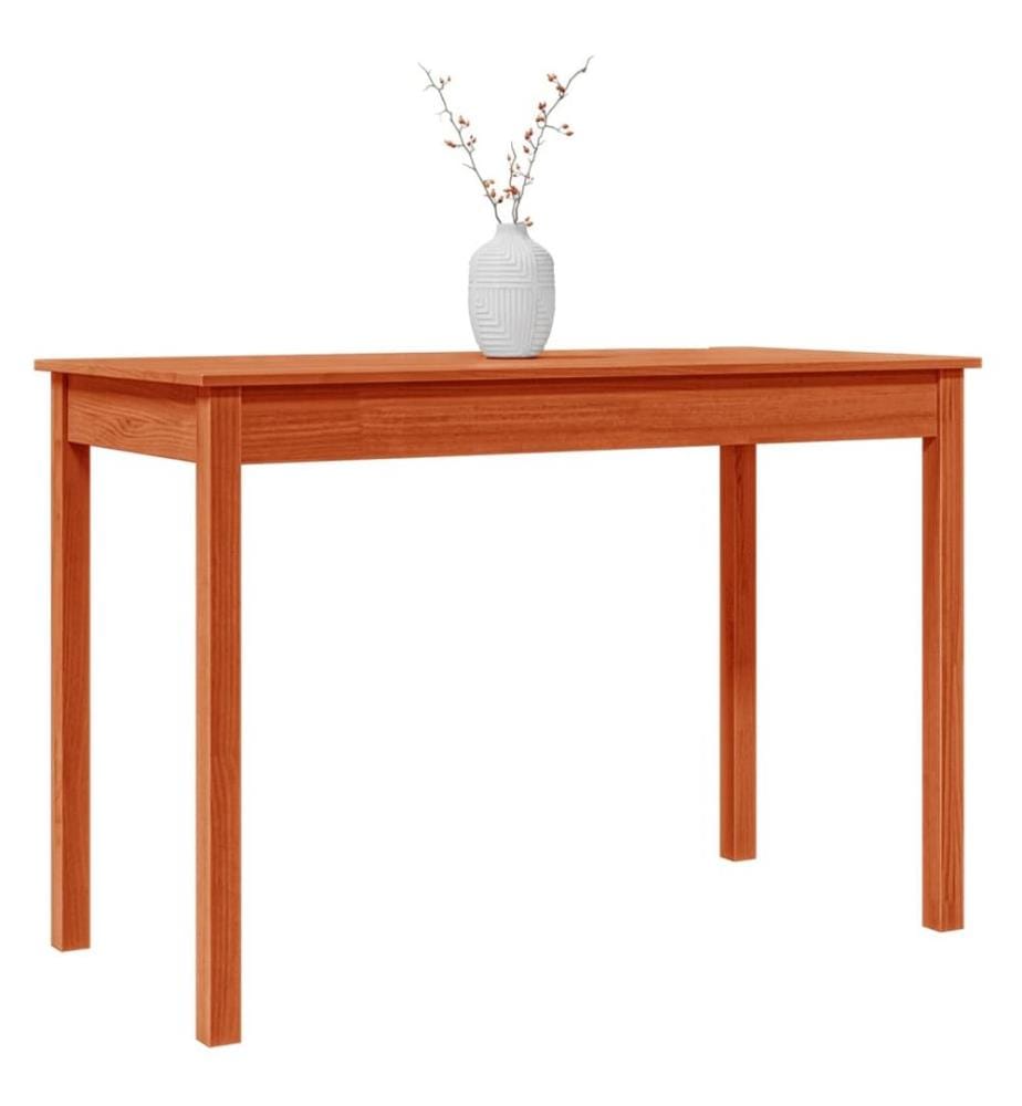 Esstisch Wachsbraun 110x55x75 cm Massivholz Kiefer