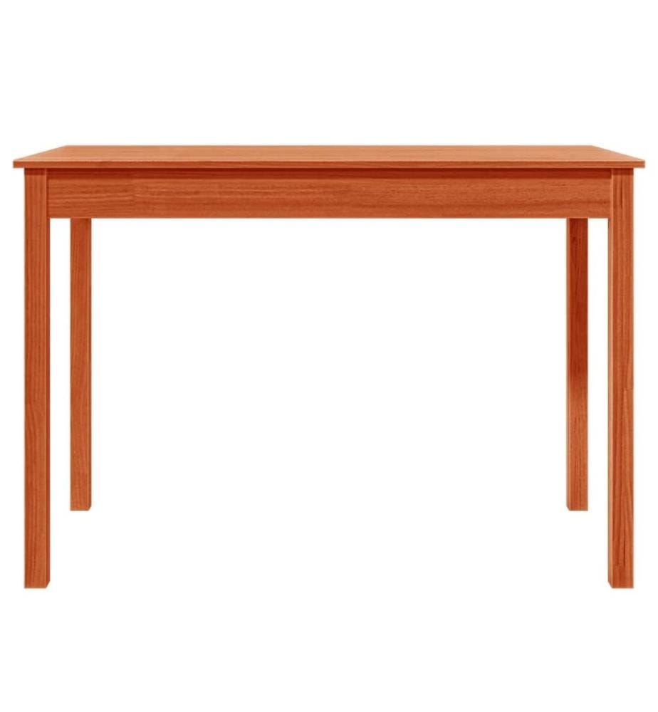 Esstisch Wachsbraun 110x55x75 cm Massivholz Kiefer