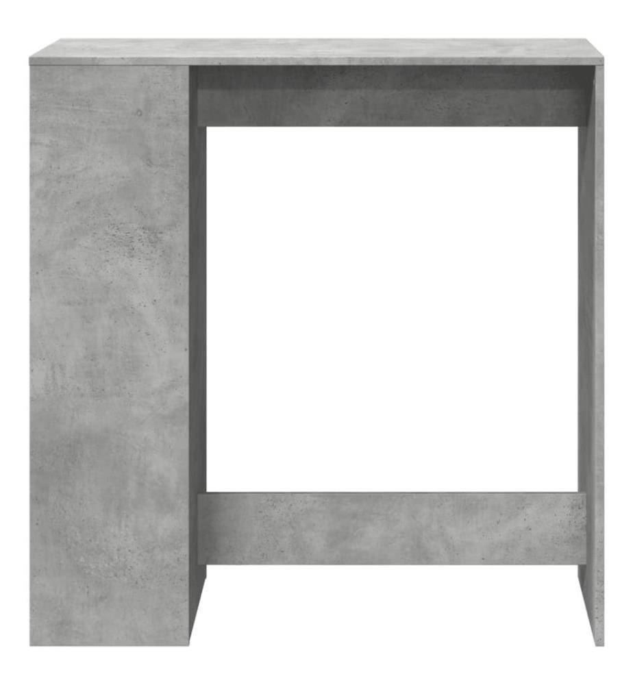 Bartisch mit Regal Betongrau 101x40x103,5 cm Holzwerkstoff
