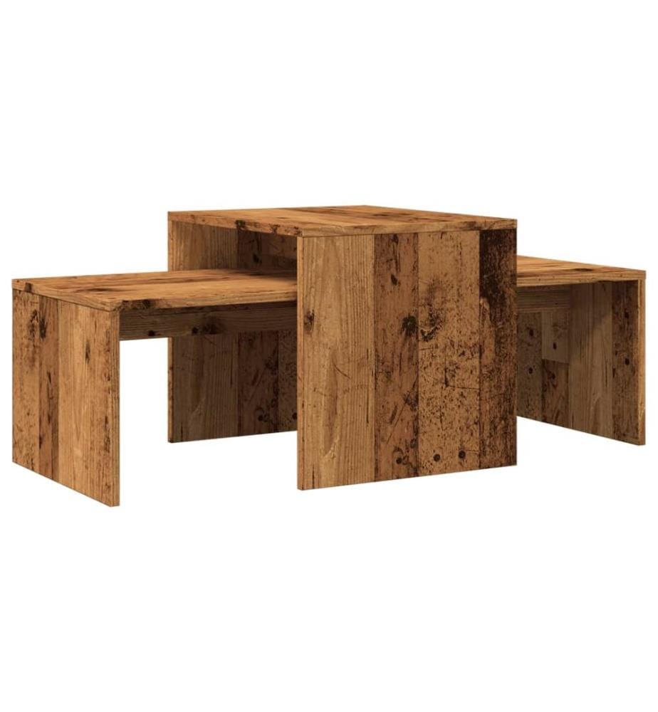 Couchtisch Altholz-Optik 100x48x40 cm Holzwerkstoff