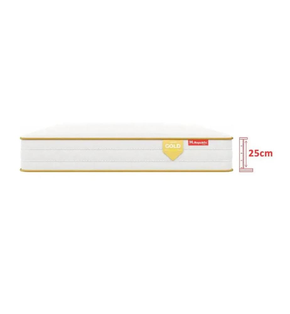 Pack Matratze + Boxspring 180 x 200 cm - HGOLD 25 cm