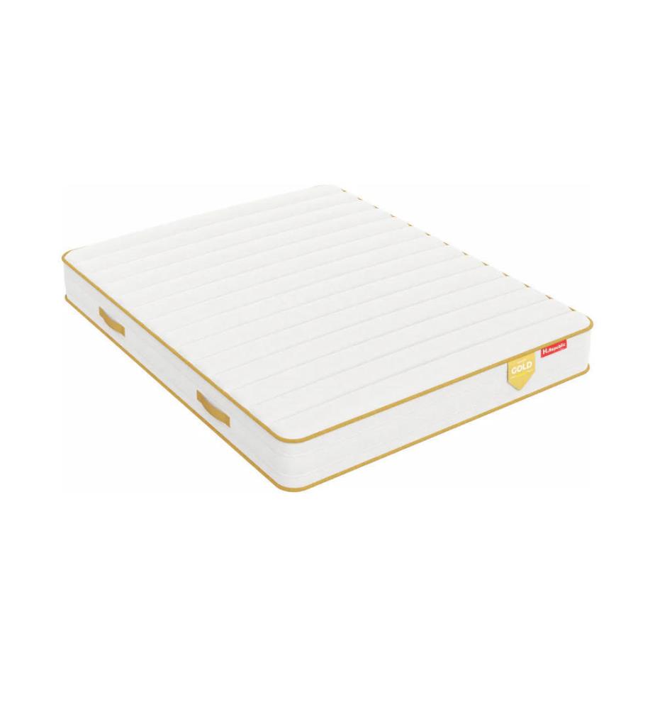 Pack Matratze 160x200x22cm + 1 Lattenrost 160x200 + 2 Kopfkissen 60x40x30cm + 1 Duvet 240x220cm