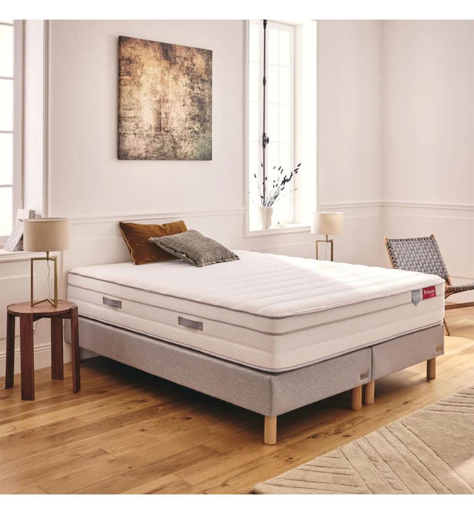 Pack Matratze HSILVER 180x200x30cm + 1 Lattenrost 180x200 + 2 Kopfkissen 60x40x30cm + 1 Duvet 140x200cm