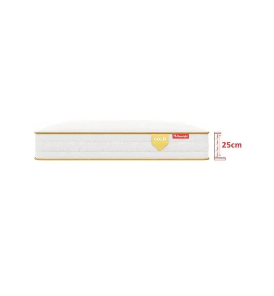 Matratze 200 x 200 Taschenfedern - HGOLD 25 cm