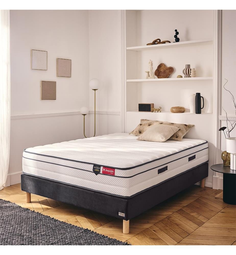 Matratze 200 x 200 cm Taschenfederkern und HD Memory Foam - HULTIMATE 27 cm