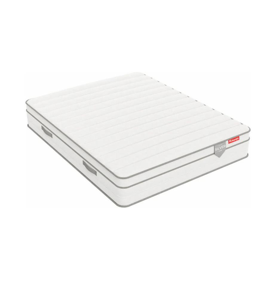 Pack 180 x 200 Matratze + 1 Matratzenauflage 5 cm - HSILVER 30 cm