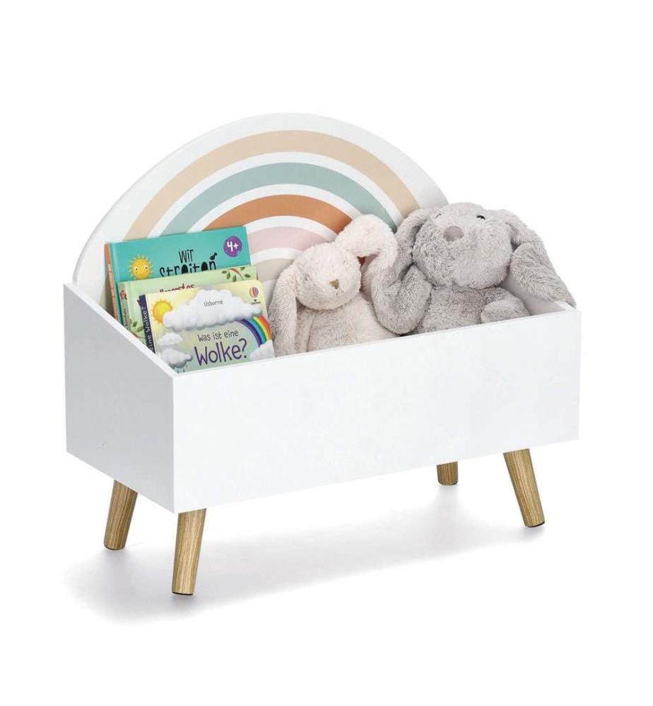Aufbewahrungsbox für Kinder Rainbow, Mdf/Pin - Mehrfarbig