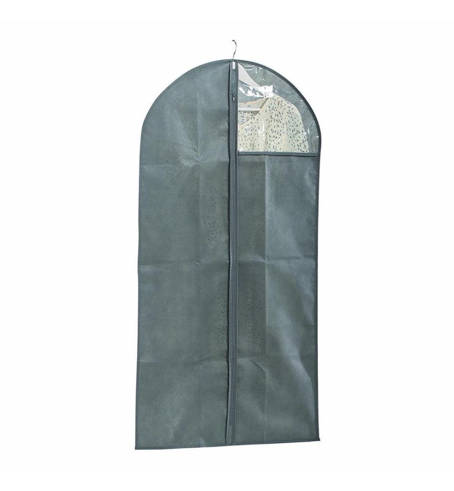 Kleidersack Mit Fenster Molton - Grau