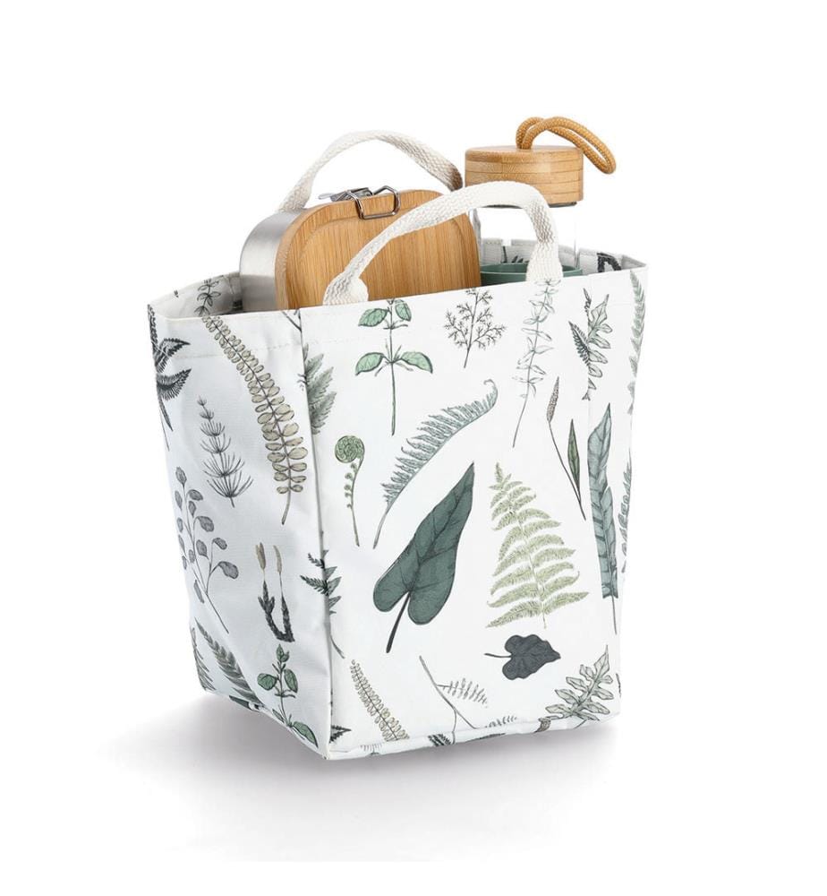 Kühltasche, Polyester/Aluminium - Weiss und Grün