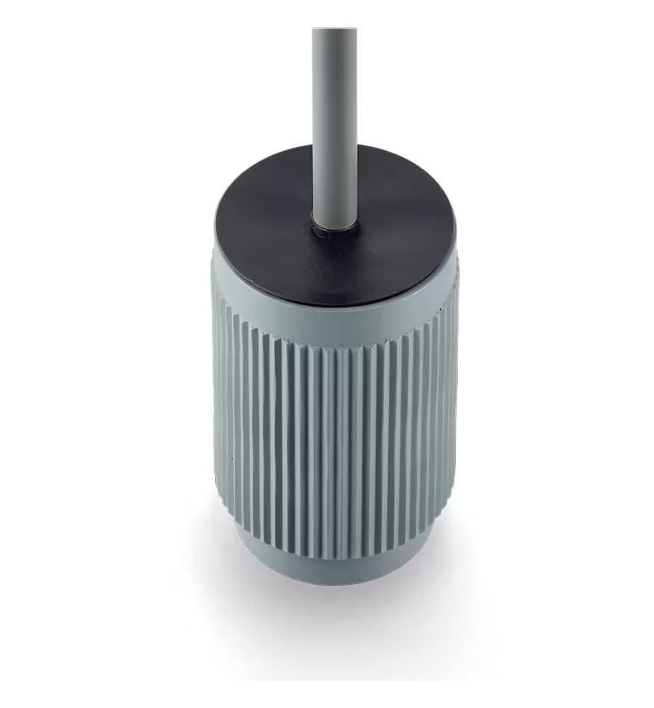 WC-Bürste "Stripes", Polyresin, salbei