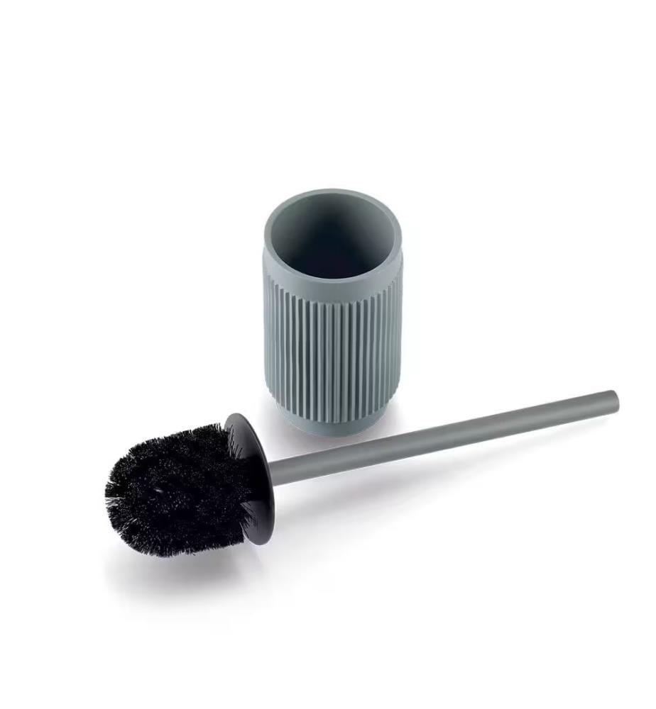 WC-Bürste "Stripes", Polyresin, salbei