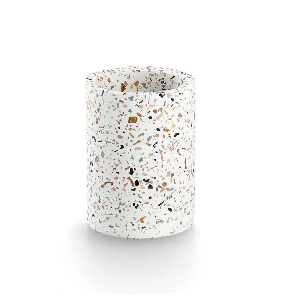 Zahnputzbecher "Terrazzo" - Zement