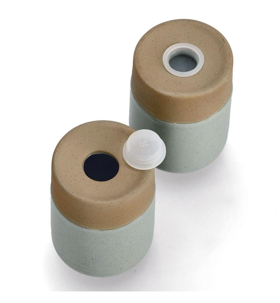 Salz-/Pfefferstreuer-Set, 2-teilig -Steingut