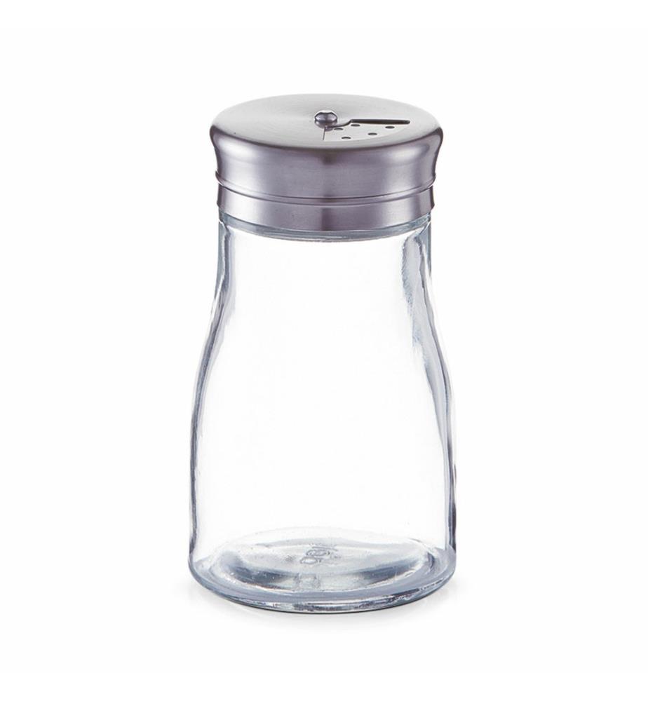 Gewürzshaker Mit Deckel Aus Edelstahl - Silber