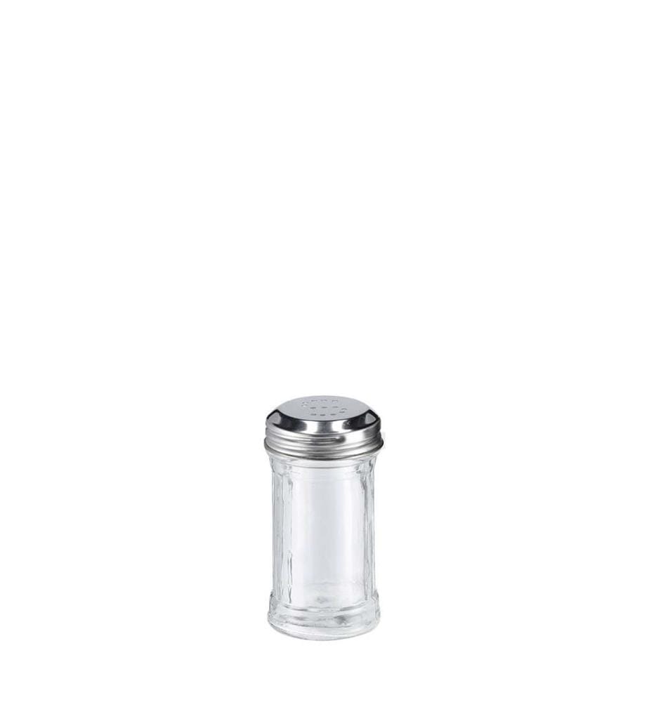 Salz-/ Pfefferstreuer-Set, 2-tlg., Glas/Edelstahl - Durchsichtig