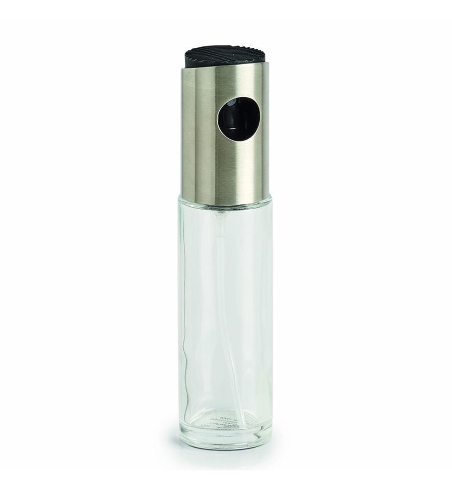 Essig-/Öl-Zerstäuber, 100 ml, Glas/Edelstahl - Silber