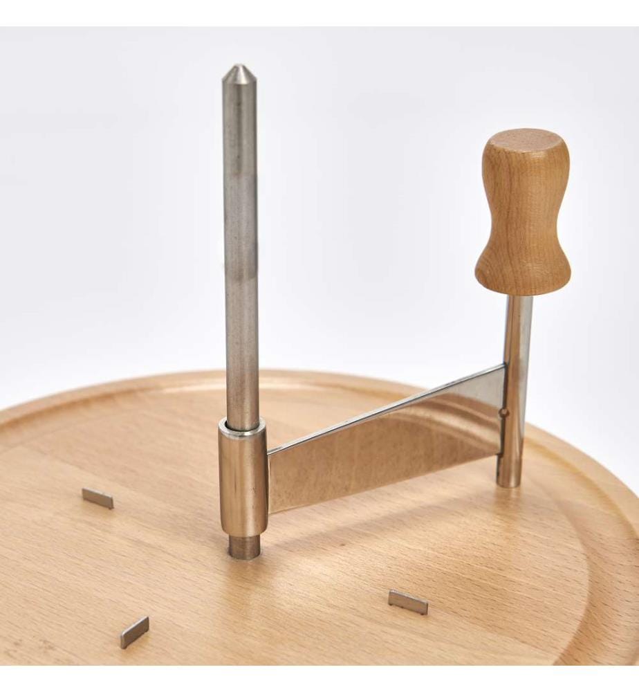 Käseschneide-Set, Buche/Edelstahl - Braun