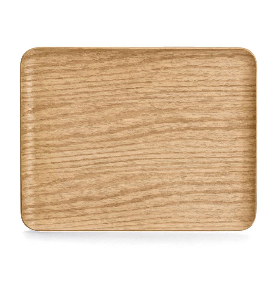 Serviertablett, Holz/Eichefurnier - Braun