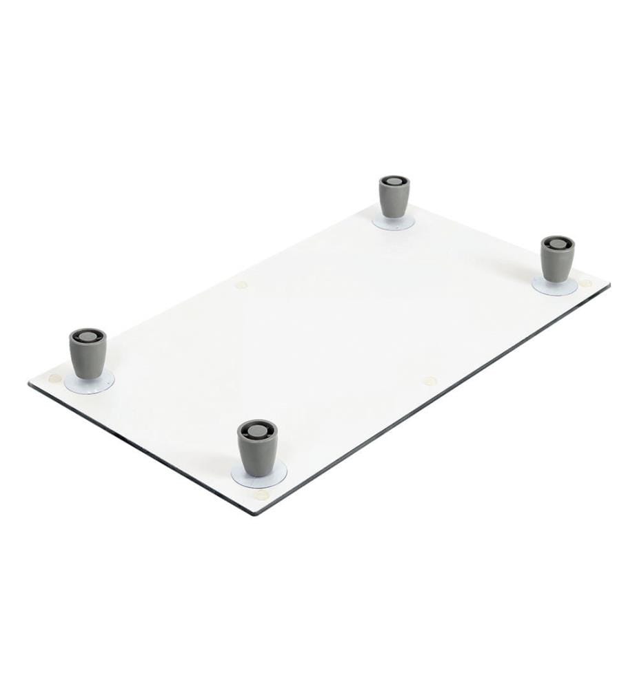 Füsse für Herdabdeckplatte, Set 4-teilig - Grau