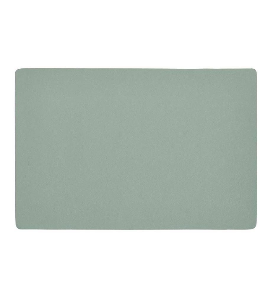 Set de table, similicuir - menthe