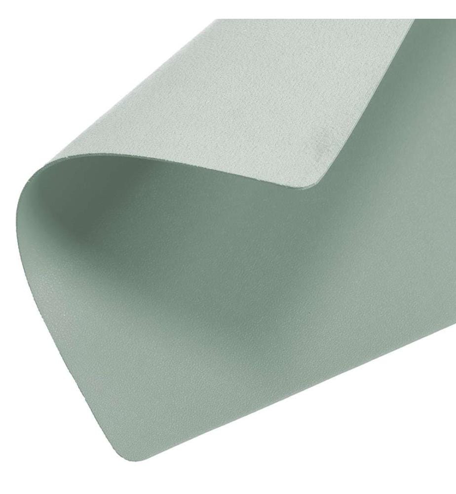 Set de table, similicuir - menthe
