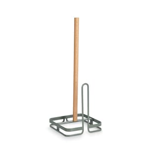 Küchenrollenhalter, Metall/Buche - Salbei