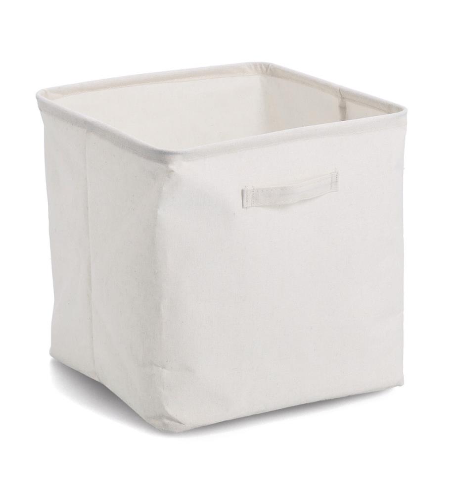 Aufbewahrungsbox, Polyester/Baumwolle, creme