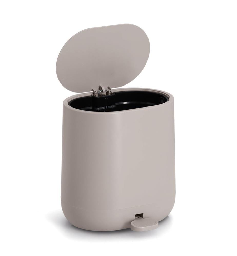 Treteimer mit Soft Close, 6 Liter, Kunststoff,