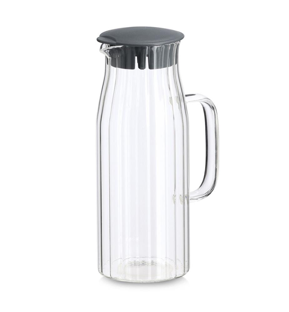 Glaskaraffe mit Kunststoffdeckel, 1000 ml,