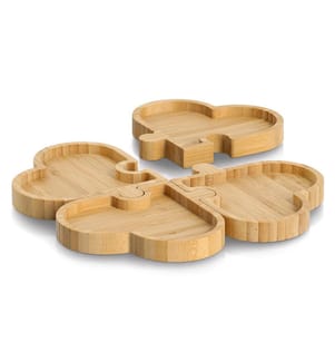 Snackteller "Hearts", Bambus