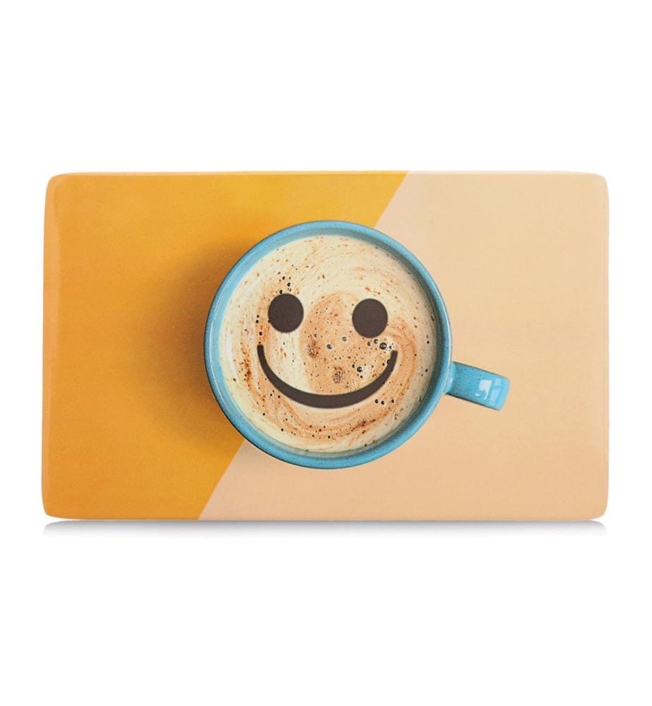Frühstücksbrettchen "Happy", Melamin