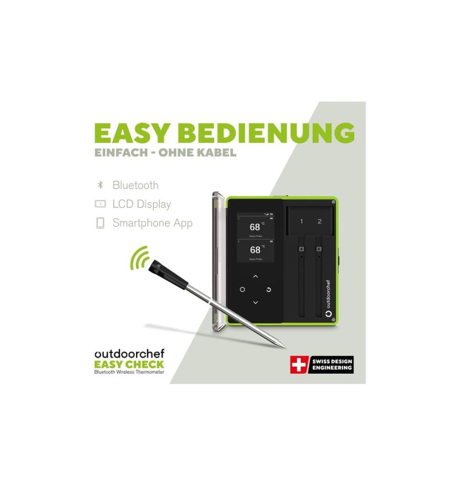 Outdoorchef - Mesureur de température intérieure Easy Check Dual