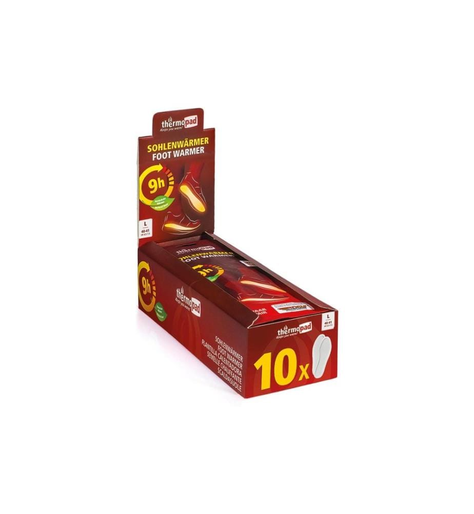 Thermopad multi - Wärmepad Sohlenwärmer L Gr. 40 - 41, 10er Pack