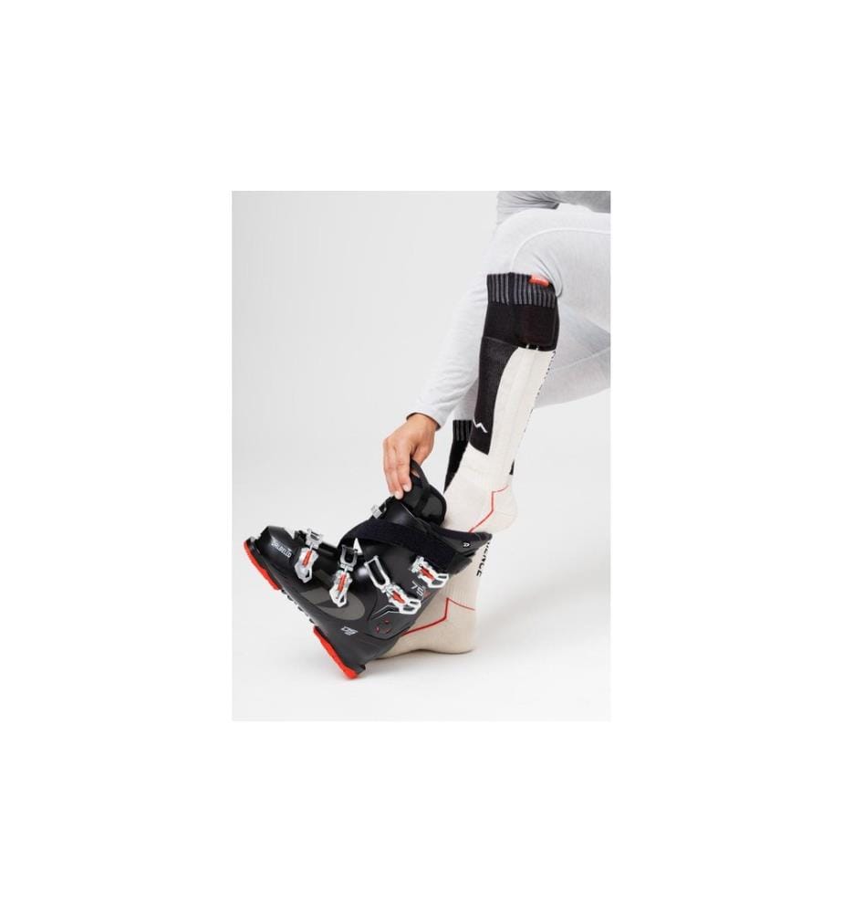 Heat Experience - Beheizbare technische Socken mit Batterien Sand/Schwarz M